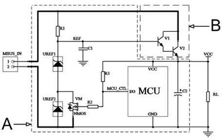 Programmable power circuit of meter bus slave