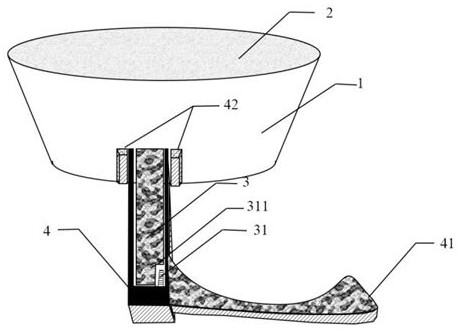 Puncture indwelling catheter guiding device based on blood vessel depth