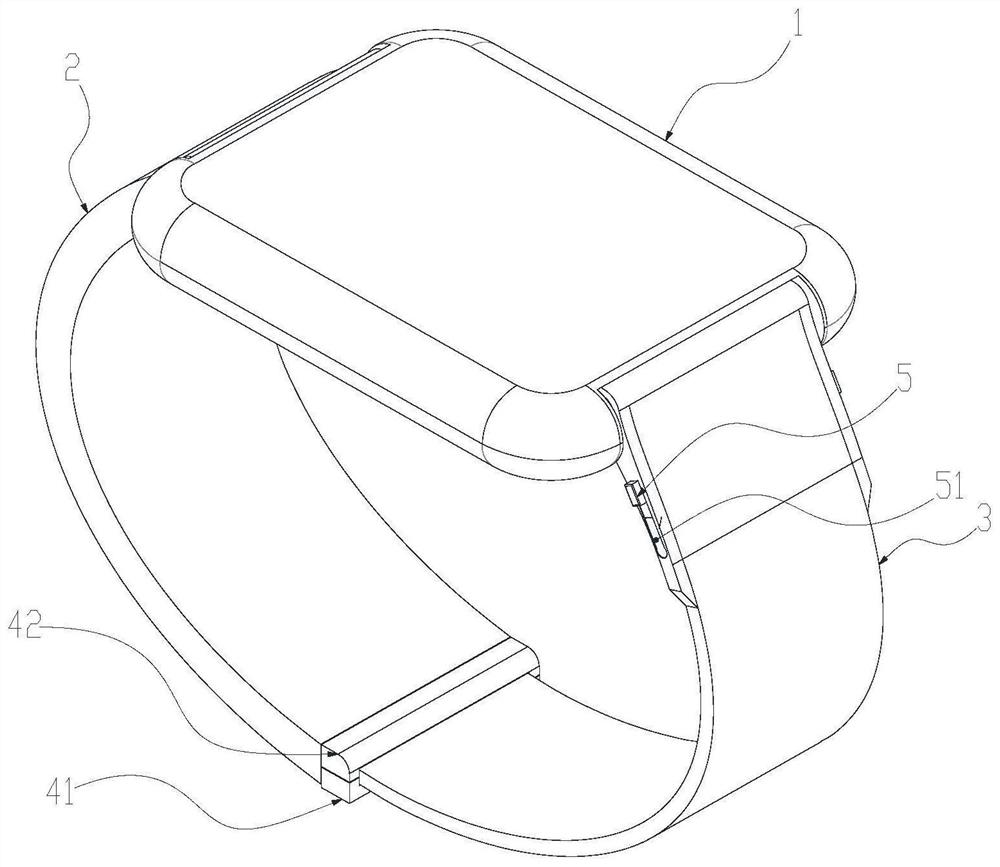 Air pressure watchband type watch