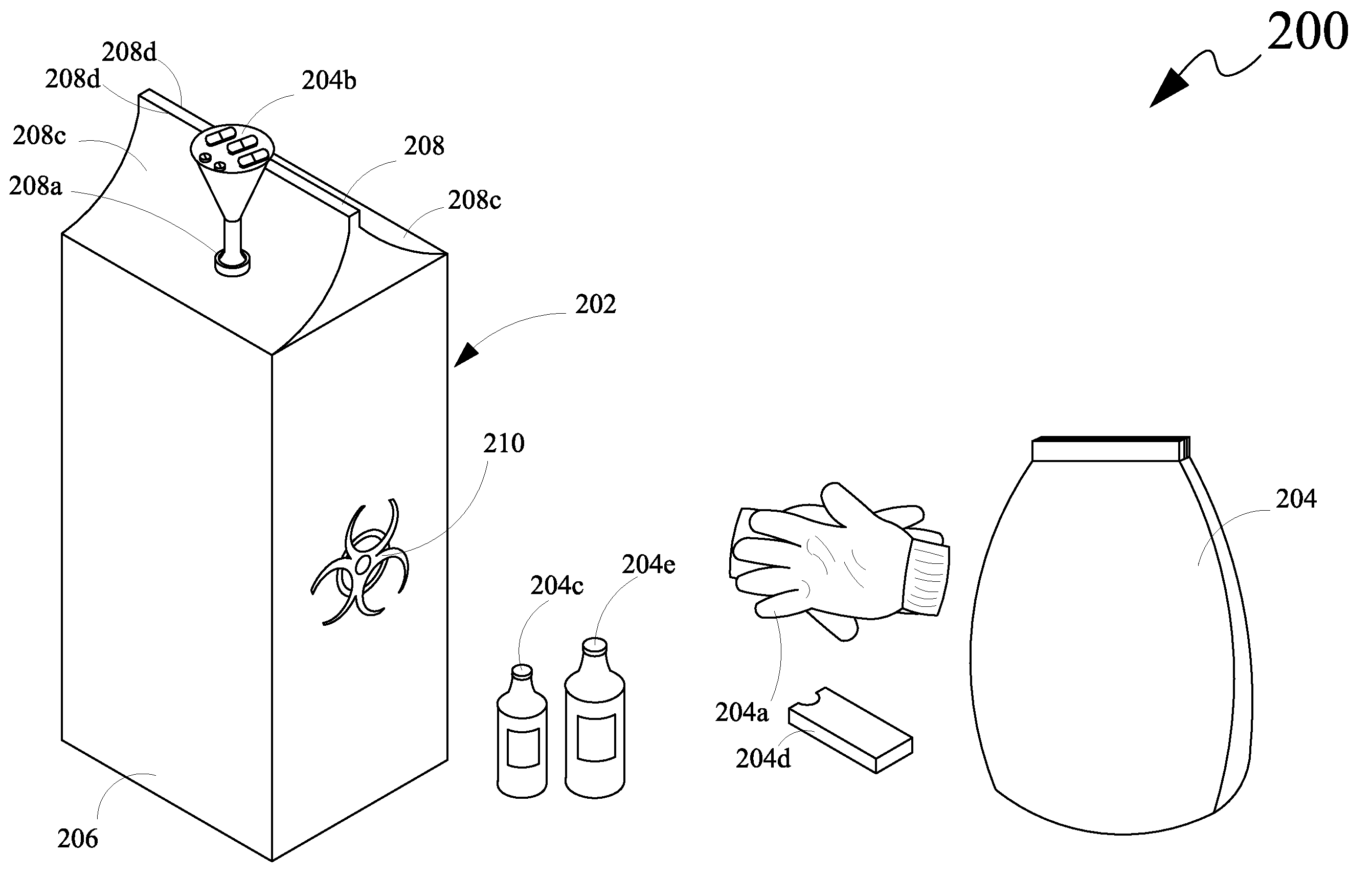 Apparatus and method for safely disposing medicines