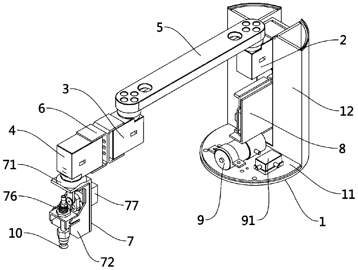 Mosaic image paving robot