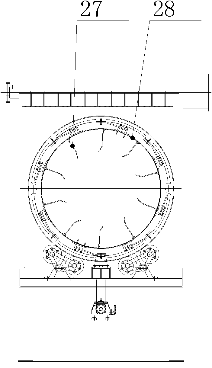 Section drying cut tobacco equipment and method