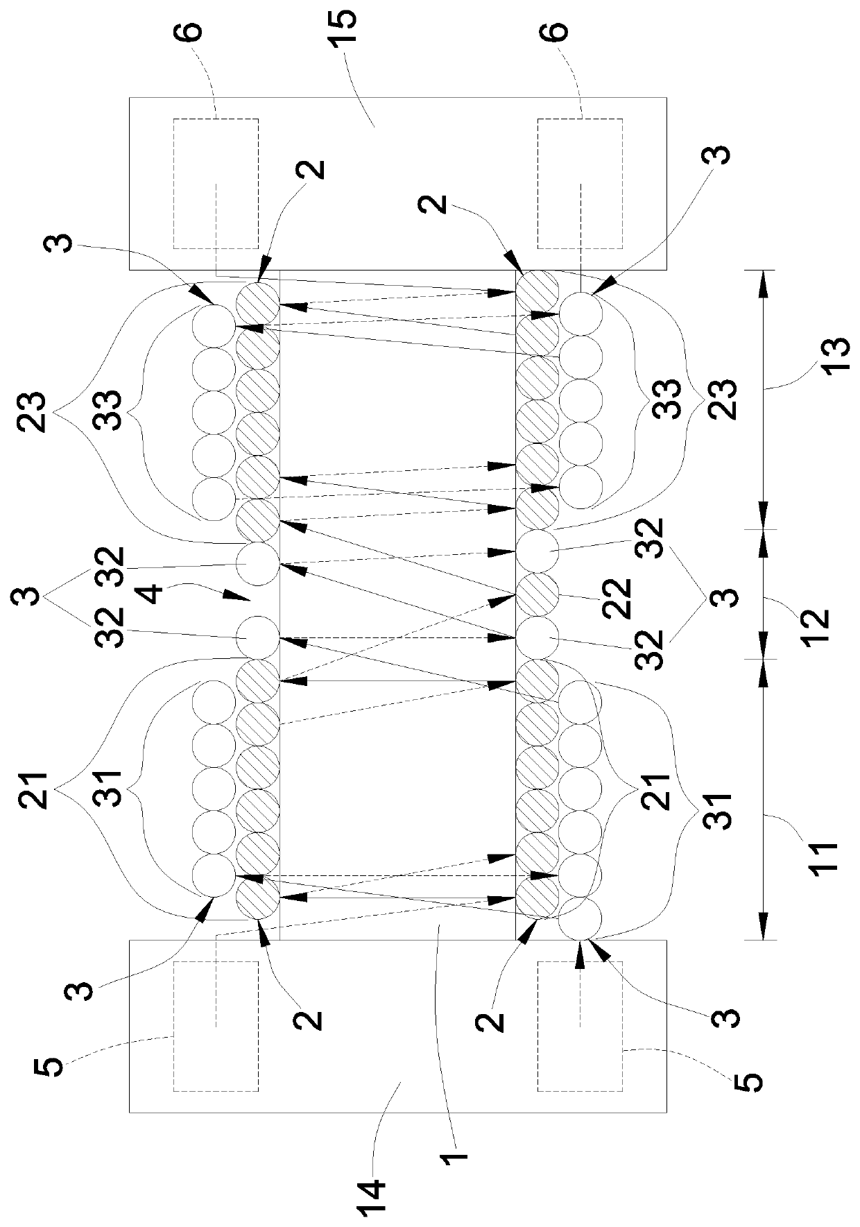 Common mode filter for reducing differential mode signal converting to common mode signal