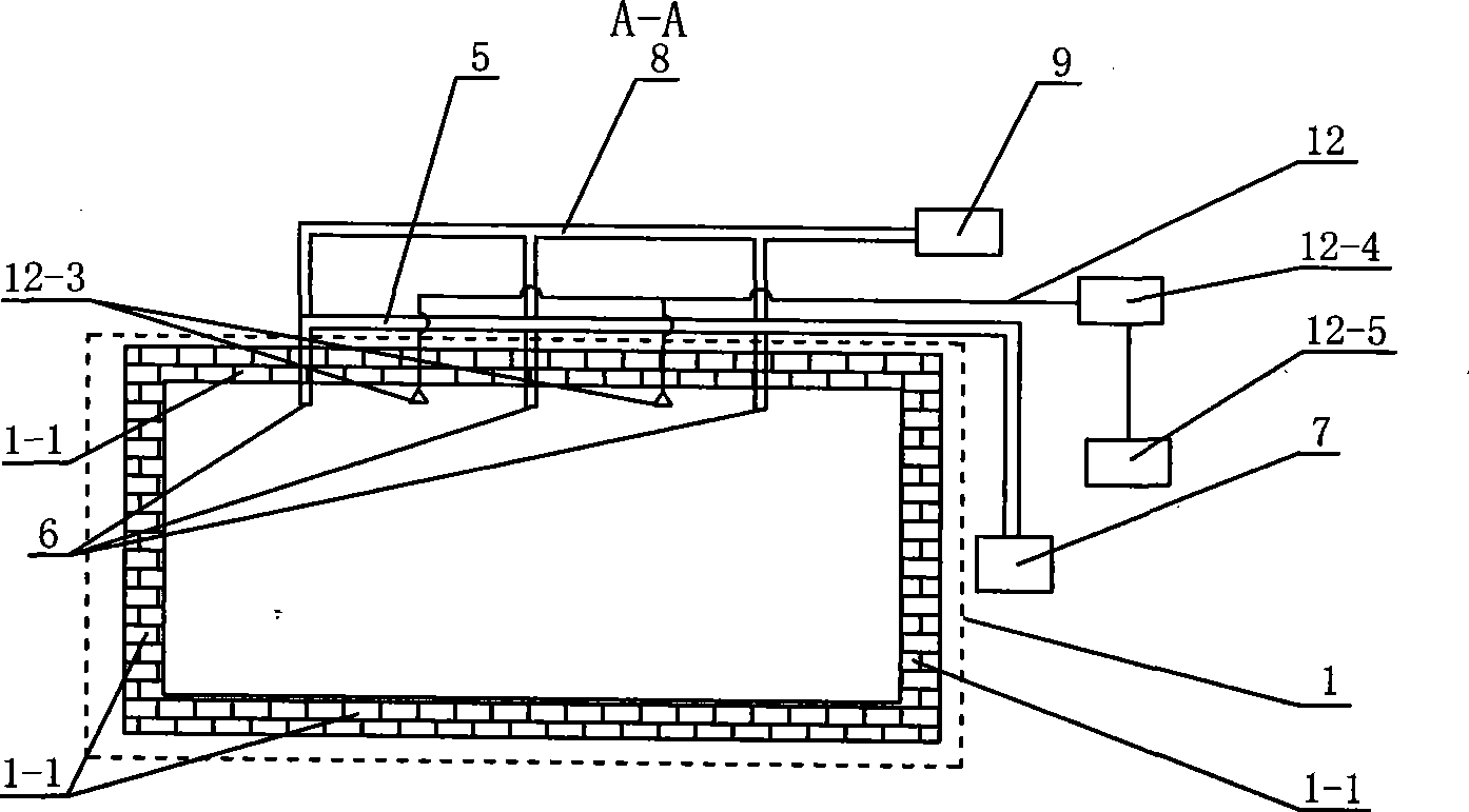 Fireproof tester used for single layer framework measurement