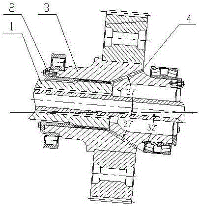 A method for lubricating and cooling splines of a wind power gearbox