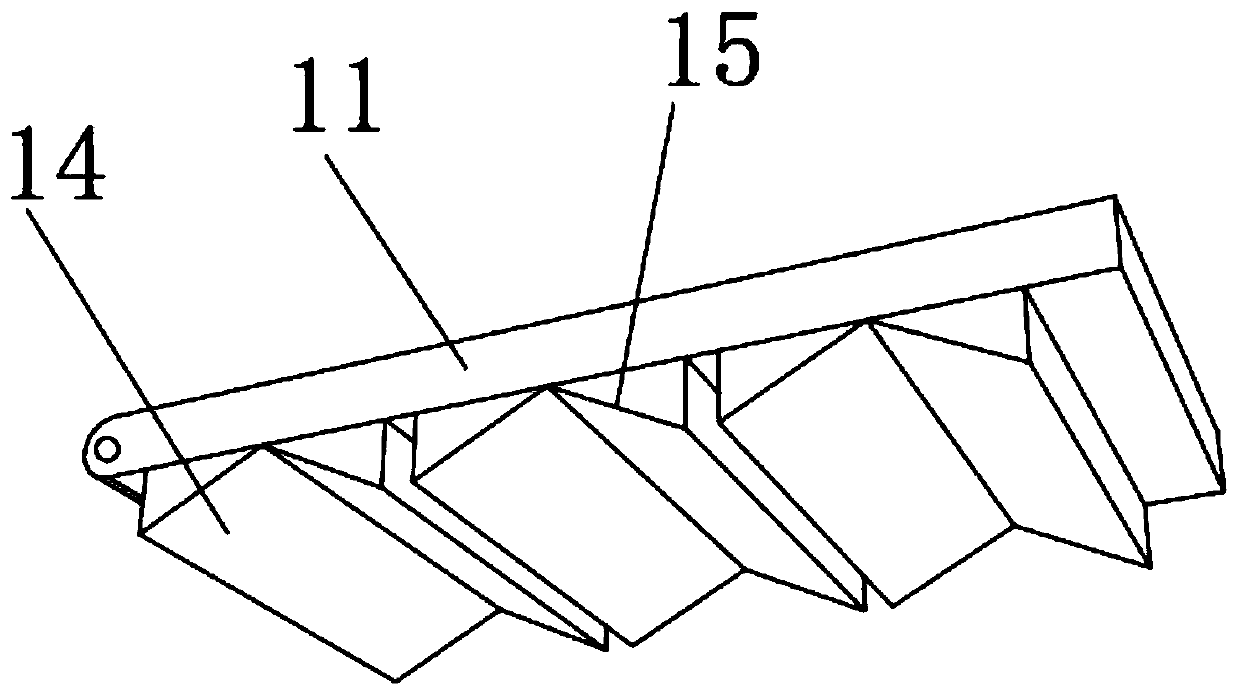 Straw stack conveying device for animal husbandry breeding