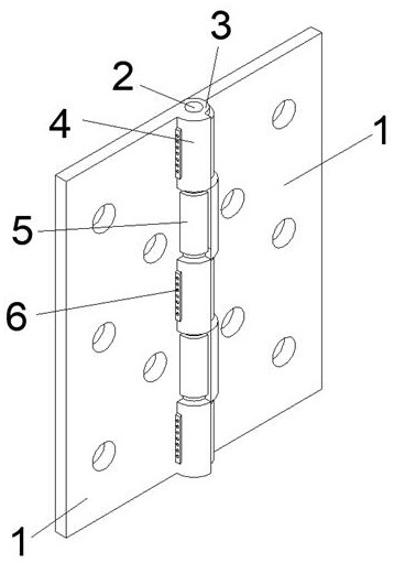 Hinge with double-buffering structure