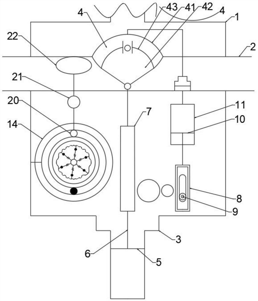 Medical anaesthesia machine flow amplifying device based on loop heating