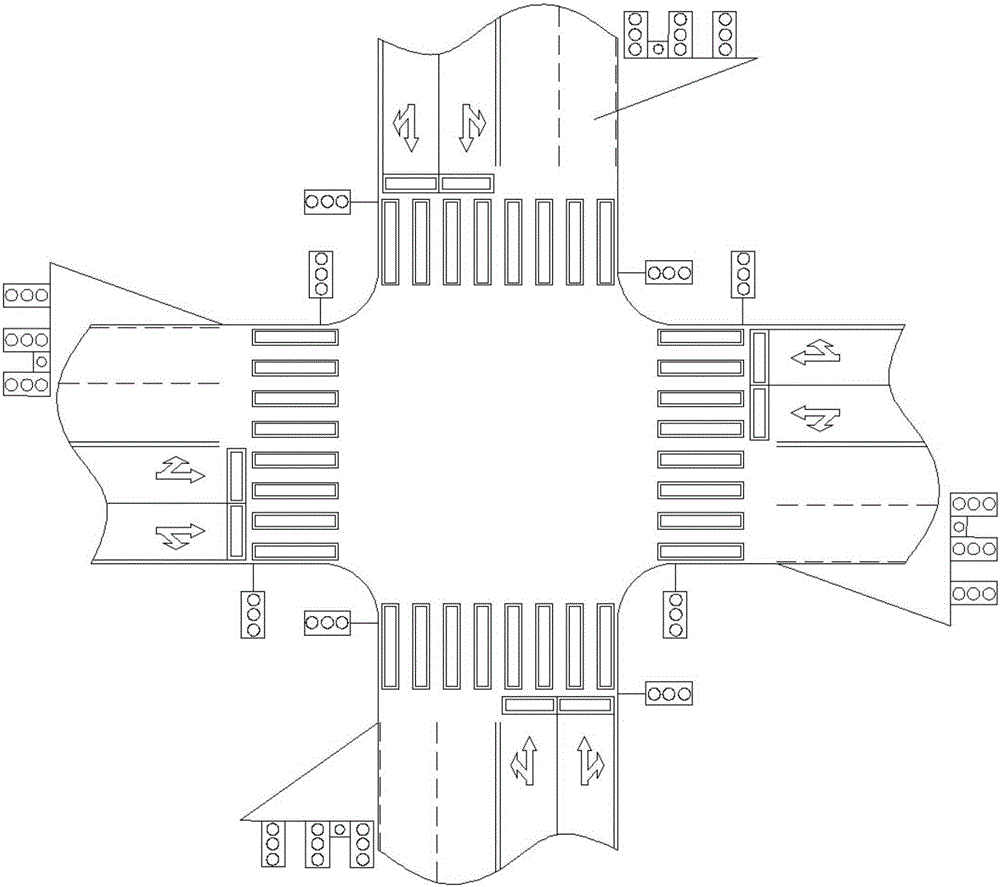 Intersection intelligent light-controlled indication camcorder