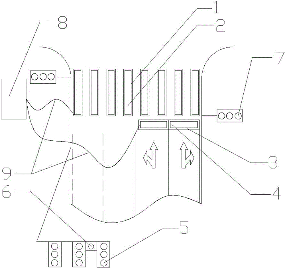 Intersection intelligent light-controlled indication camcorder