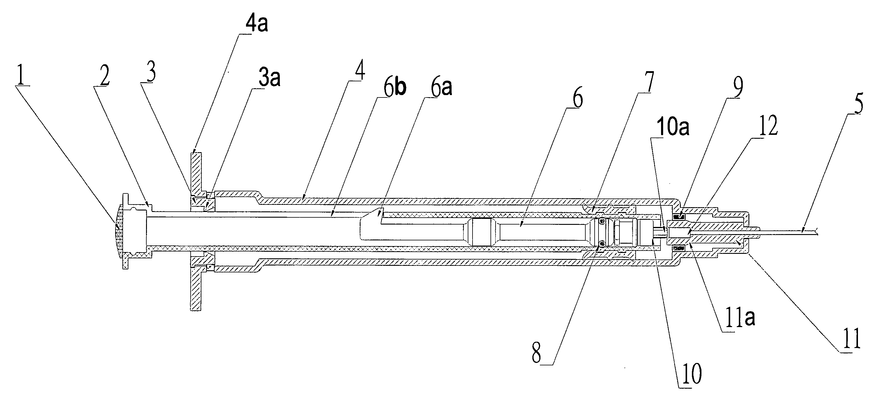 Automatic retractable safety syringe