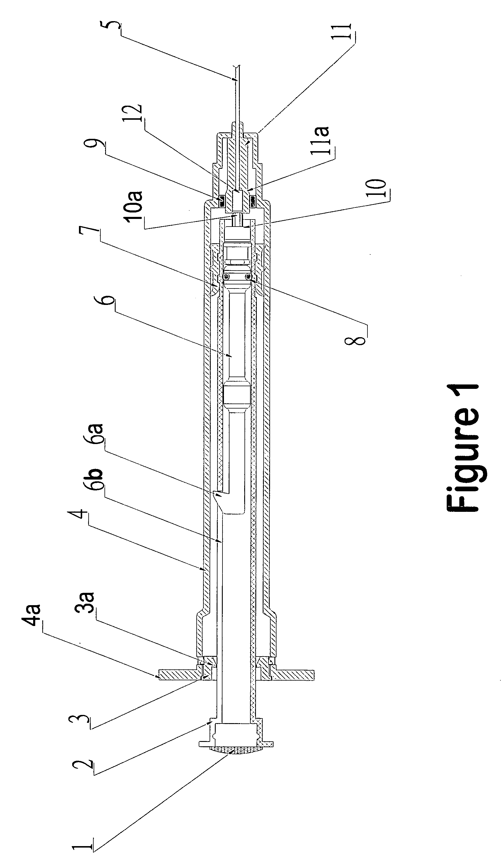 Automatic retractable safety syringe