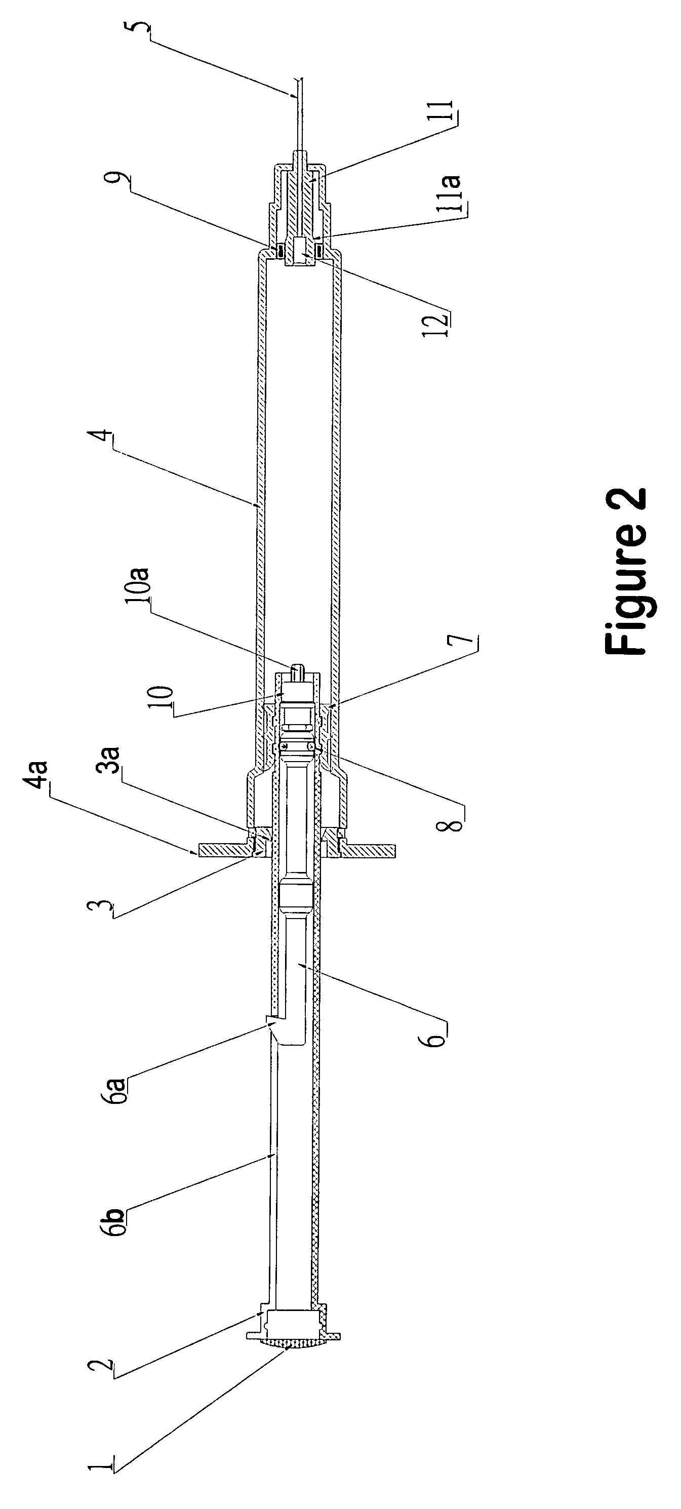 Automatic retractable safety syringe