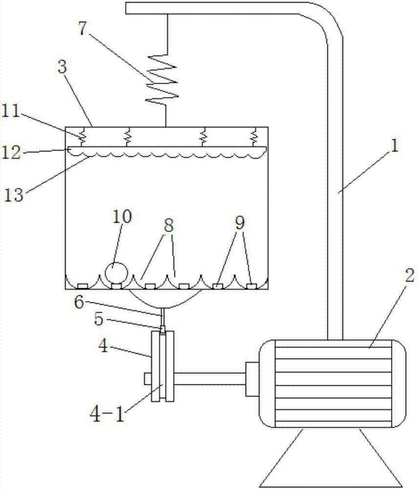 Circular feeding type English teaching demonstration device