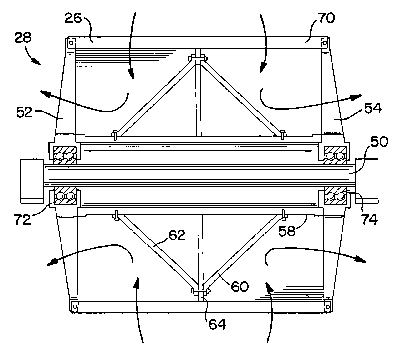 Through-air dryer assembly