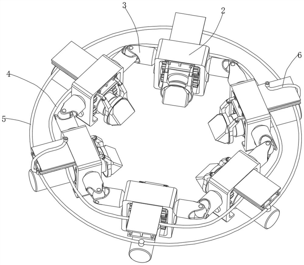 Circular hydraulic pile breaking machine