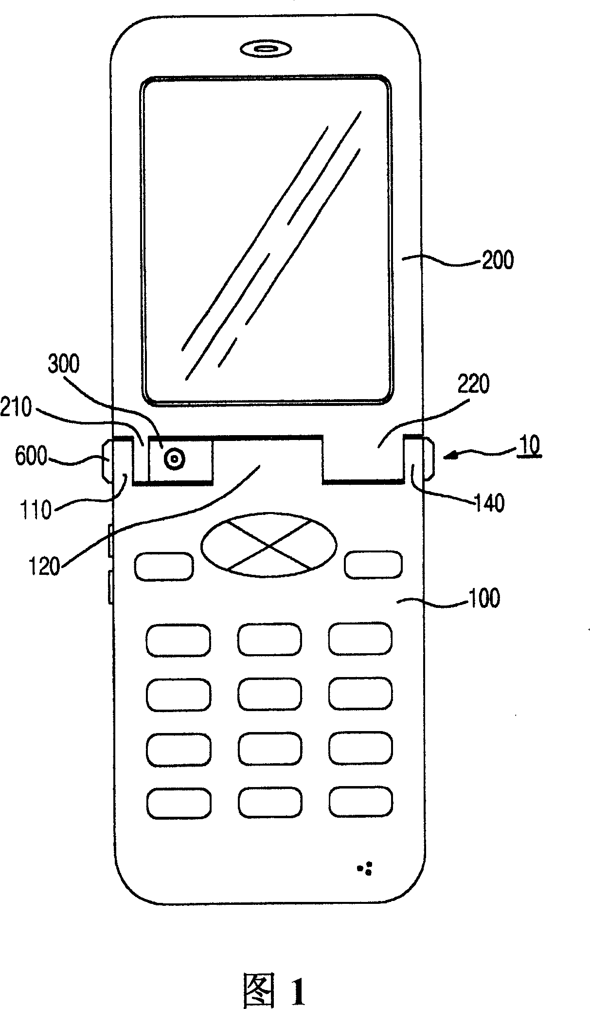 A camera device structure and mobile communication terminal therewith