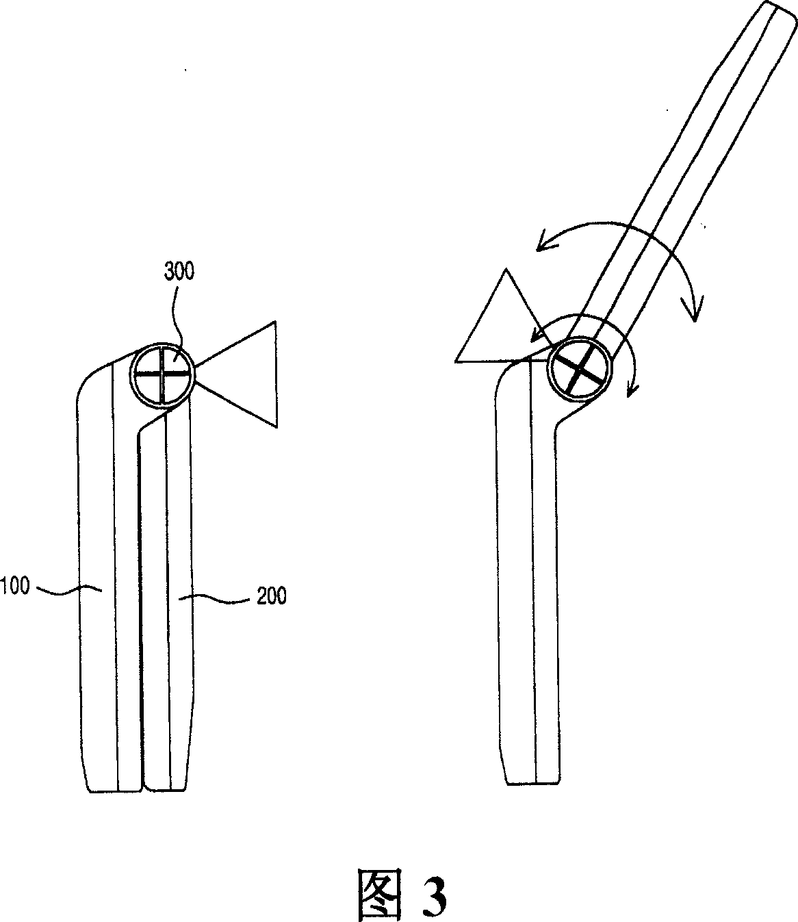 A camera device structure and mobile communication terminal therewith