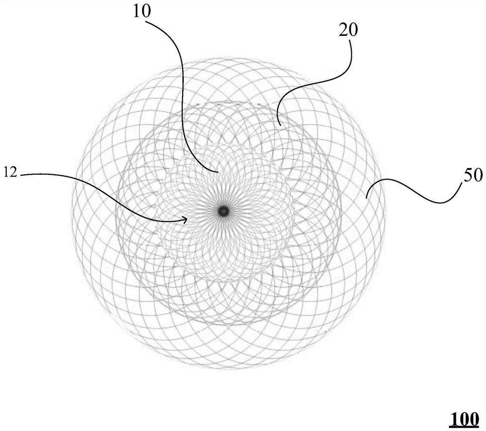 Cardiac left atrial appendage occluder with flat ends and manufacturing method thereof