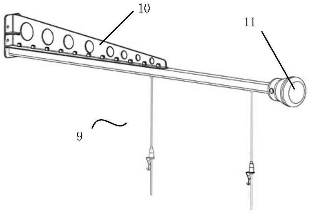 Scientific experiment load light simulation device for experiment cabinet