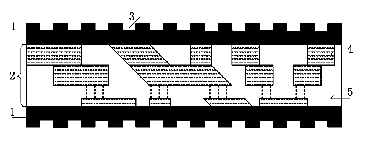 Composite bipolar plate for PEM (proton exchange membrane) fuel battery and preparation method thereof