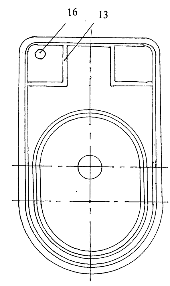 Plastic pedestal pan matrix and manufacturing method thereof