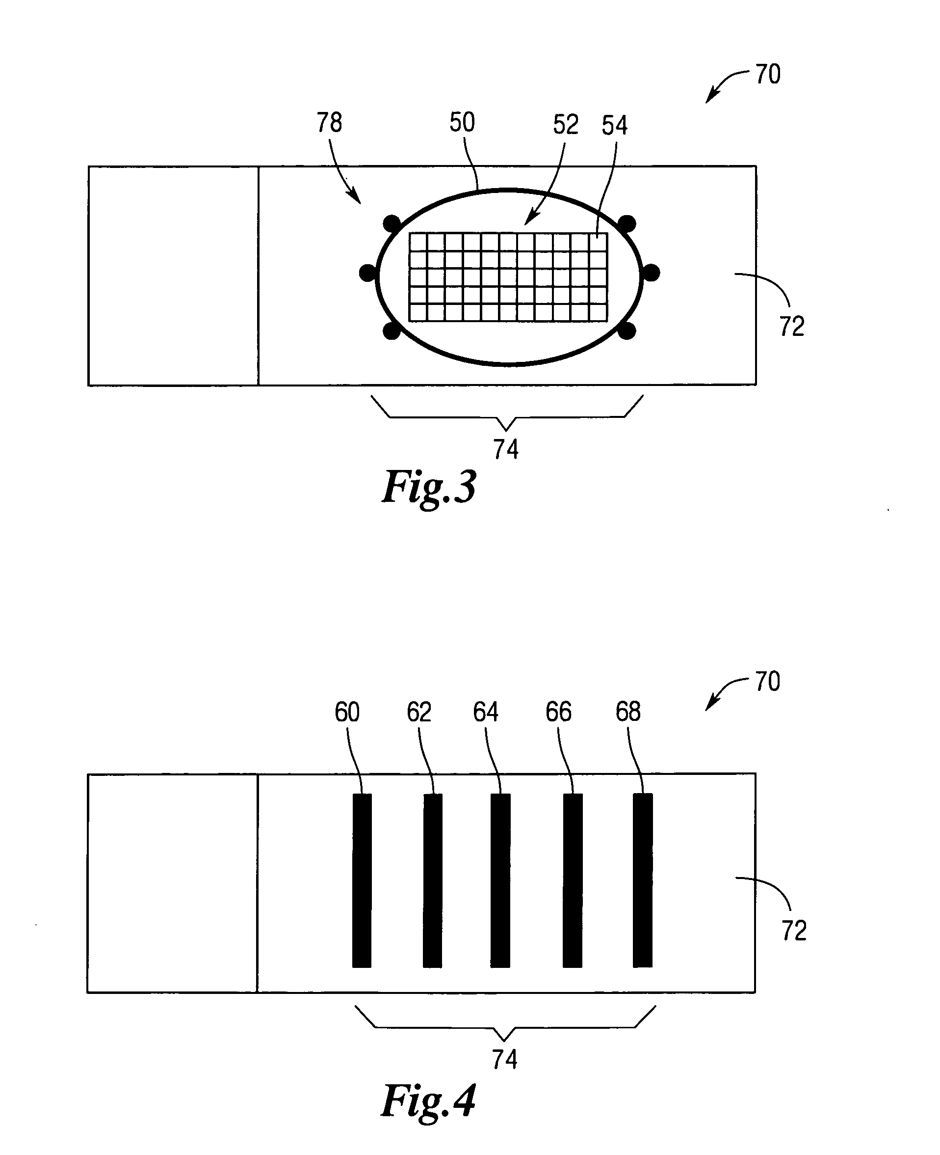 Fluorescent microscope slide