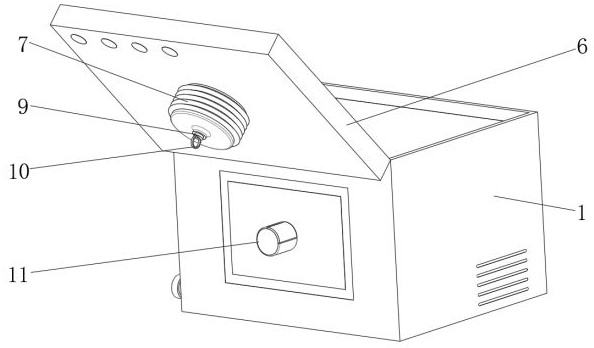 Medical instrument cleaning device for ultrasonic department and using method of medical instrument cleaning device