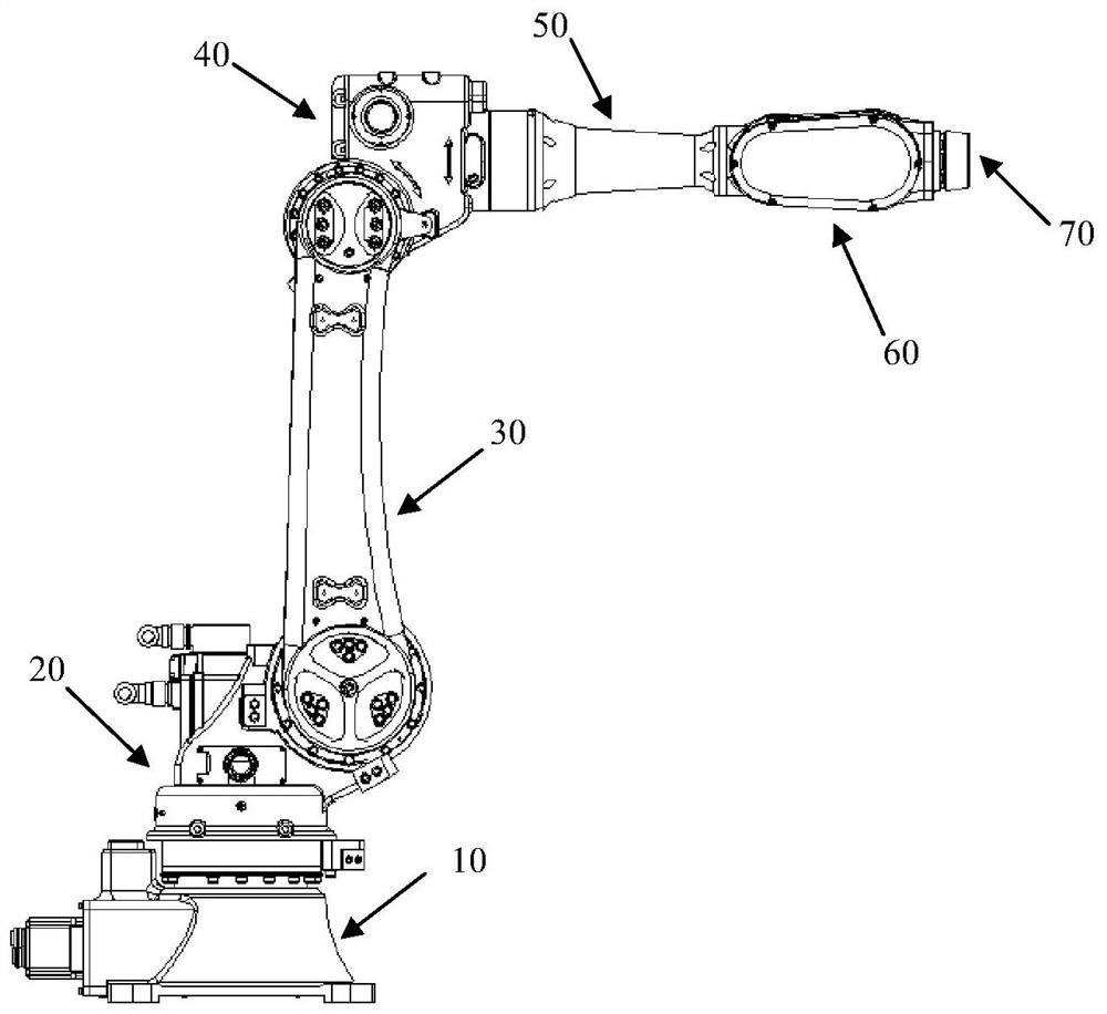 Industrial robot center distance adjusting ring