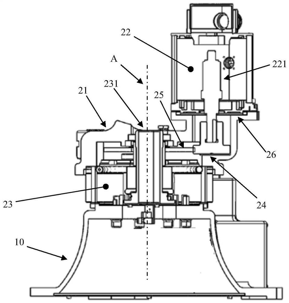 Industrial robot center distance adjusting ring