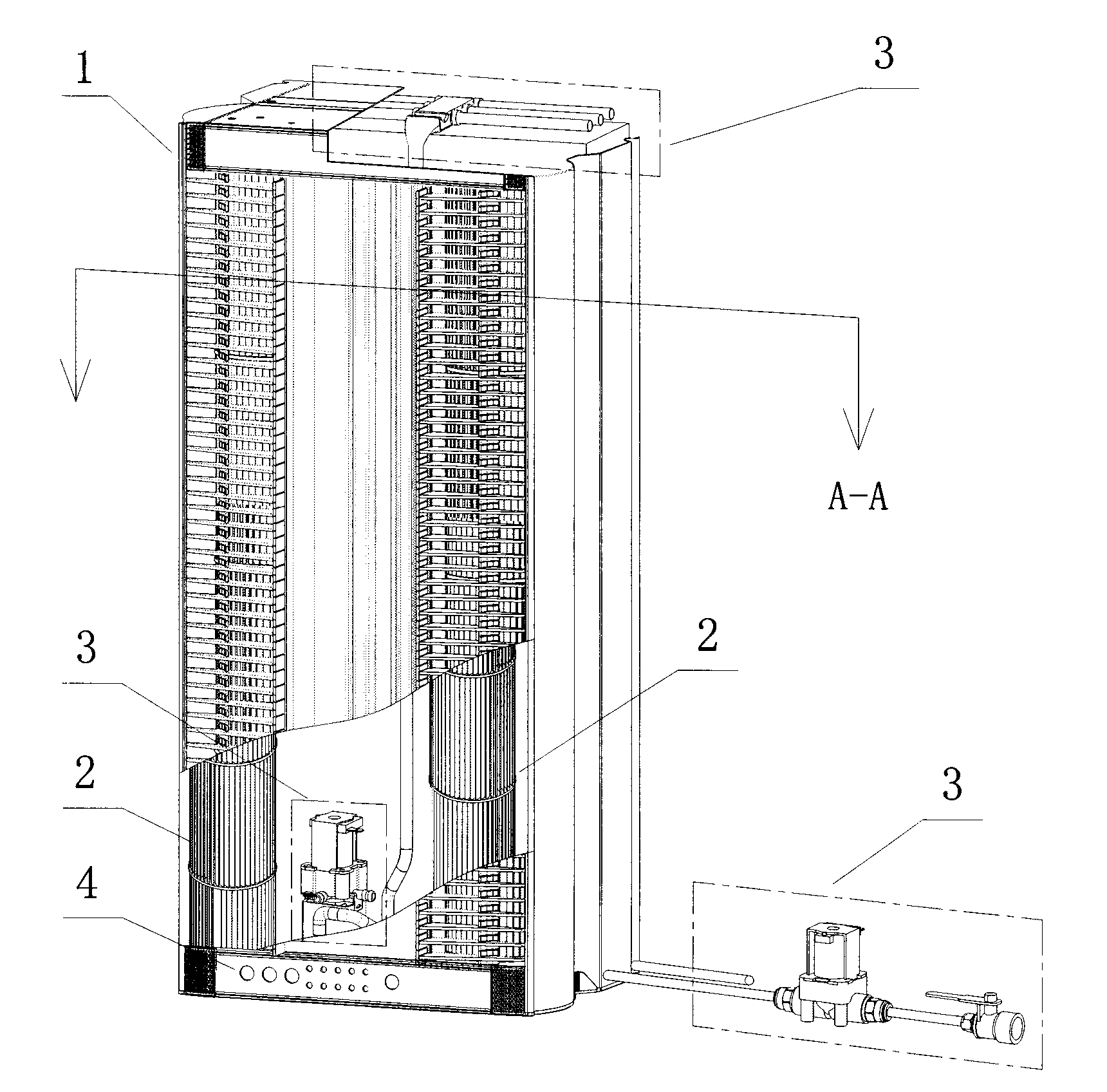 Venting and cooling air conditioner