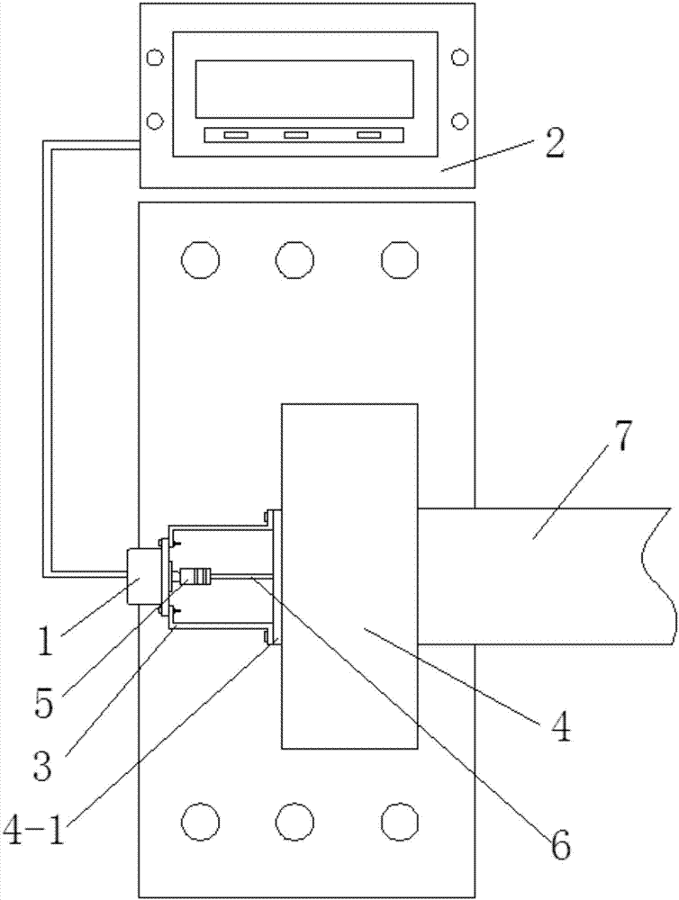 Guide vane position feedback device for horizontal hydraulic turbine set