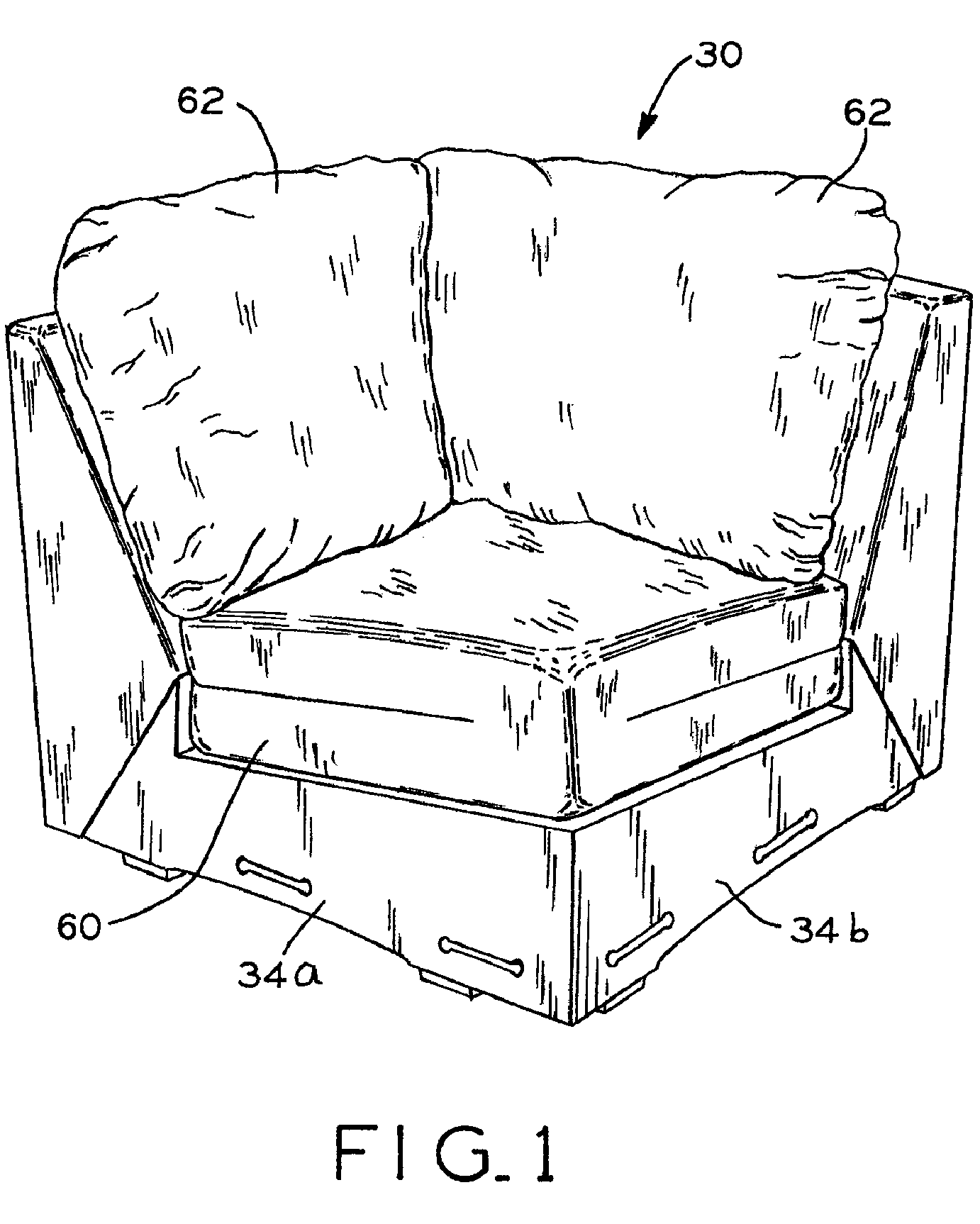 Article of ready-to-assemble furniture