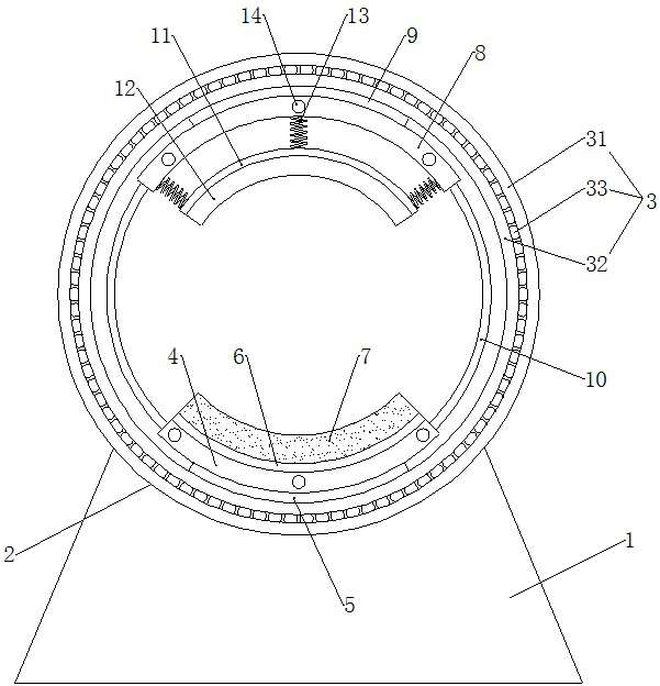 Fixing device for head tumor radiotherapy