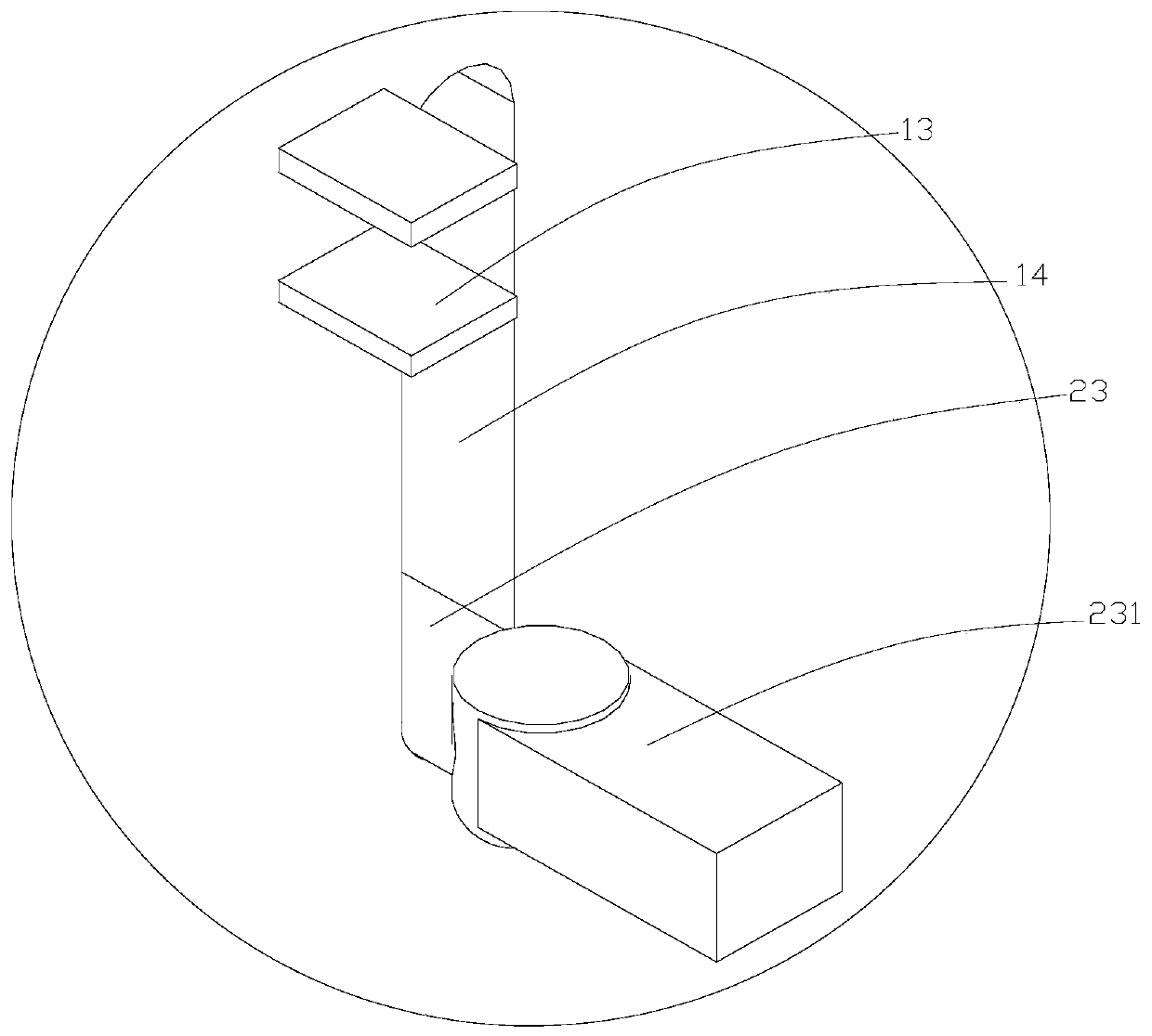 Small kitchen waste treatment device for garbage collection