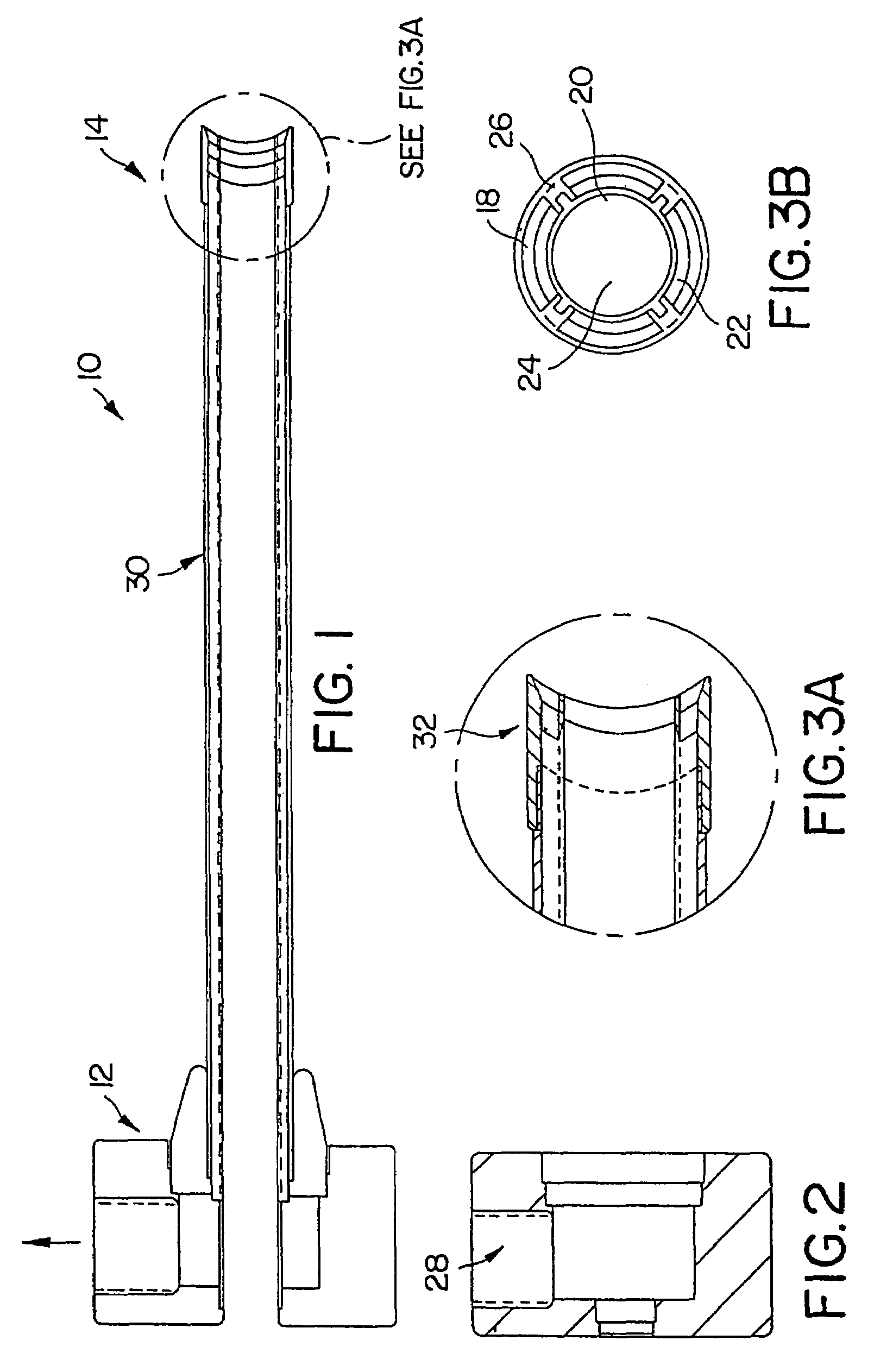 Vascular suction cannula, dilator and surgical stapler