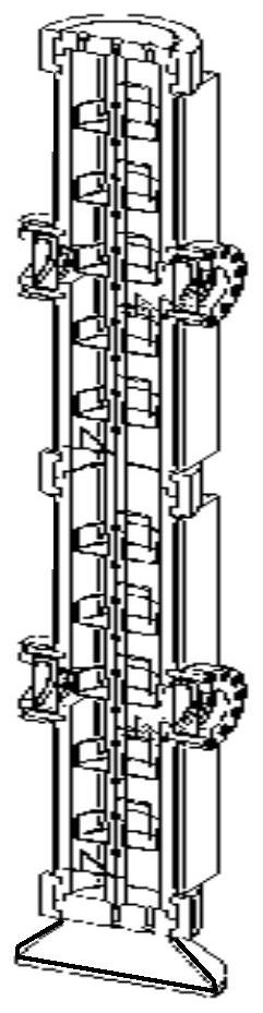 Double-kettle circulating gas hydration multi-stage separation, purification and recovery device and method