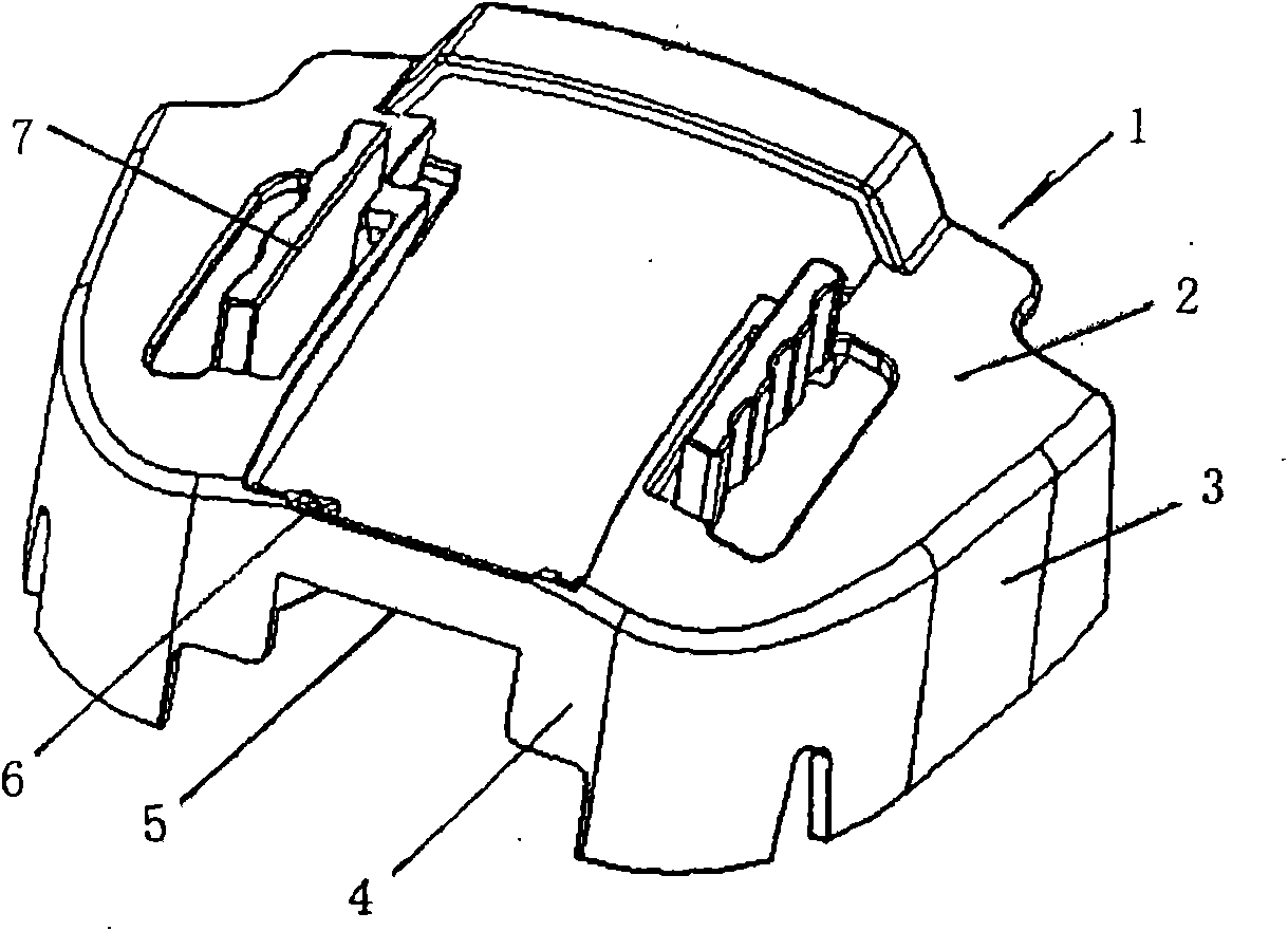 Cloth bag frame with dust collecting bag capable of being popped automatically