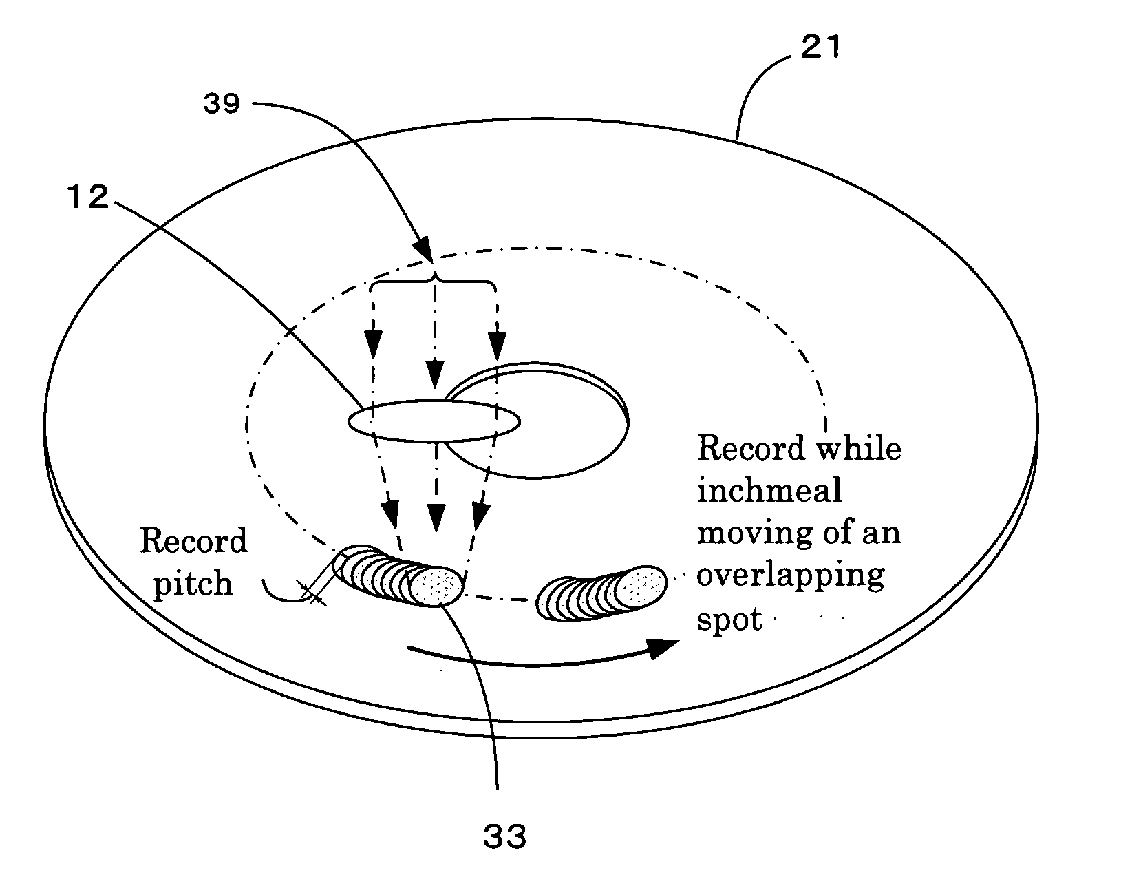 Optical recording method, optical recording apparatus and optical recording medium