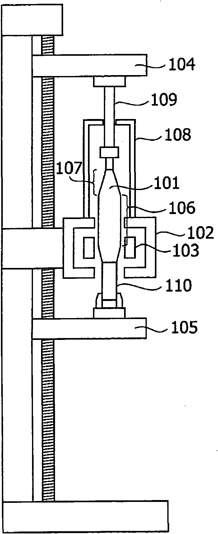 Glass preform drawing apparatus