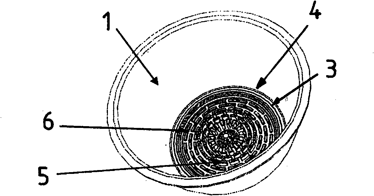 Labyrinth capsule for drink powder