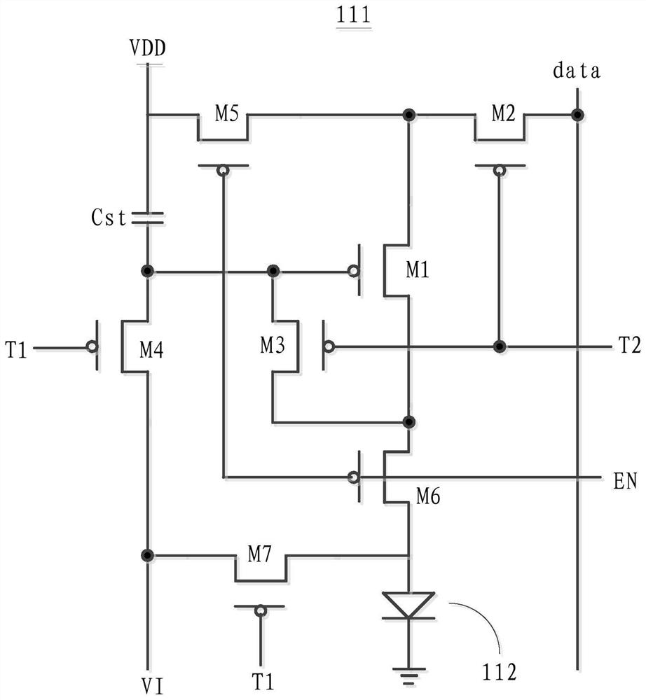 A method for improving uneven display brightness of amoled panel and amoled panel