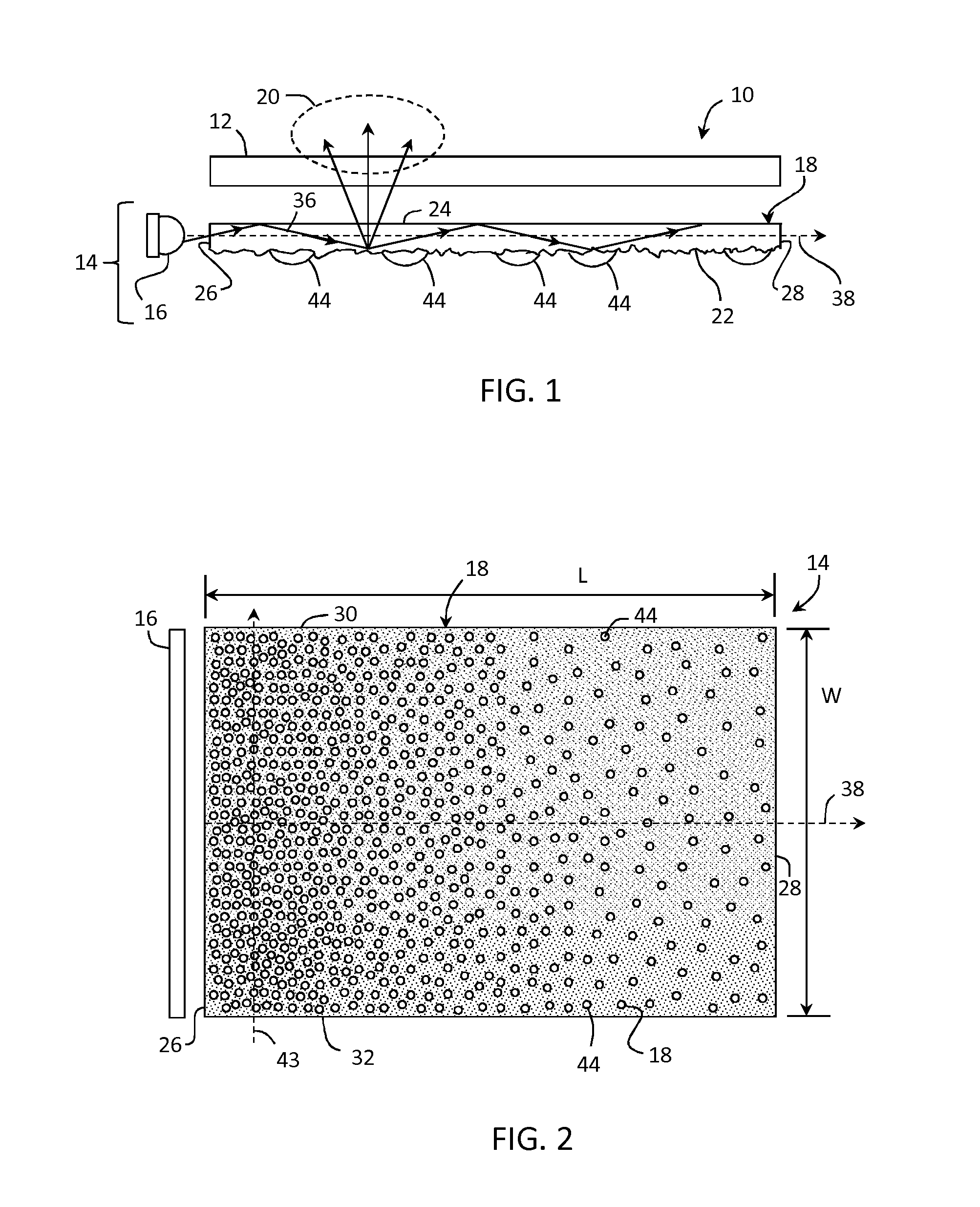 Textured surfaces for display applications