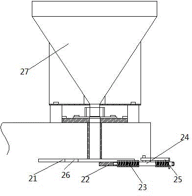 Core shooting machine provided with hot core boxes