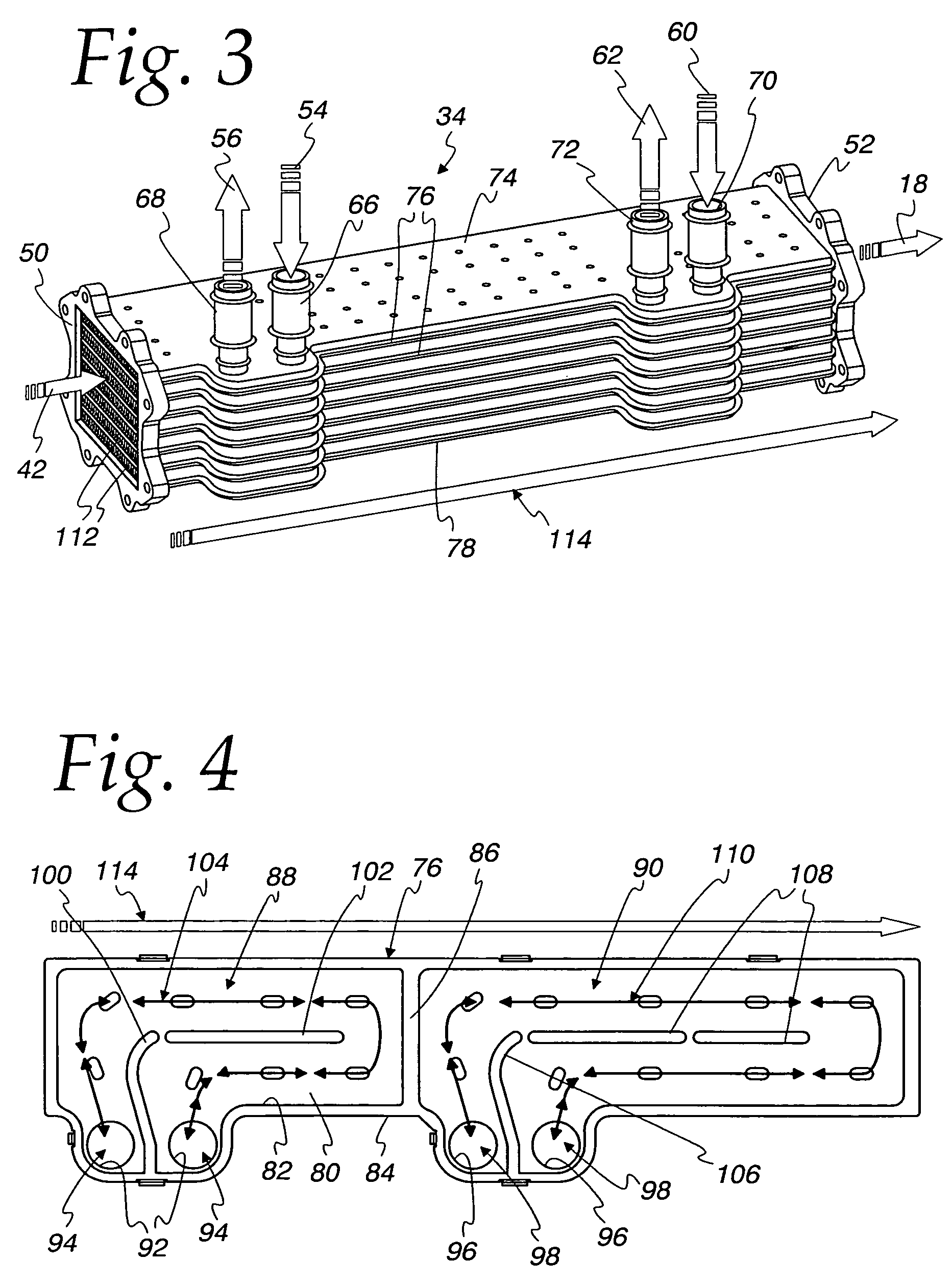 EGR cooler with dual coolant loop