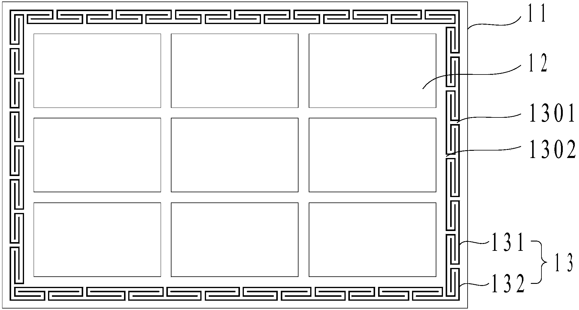 Liquid crystal displaying panel