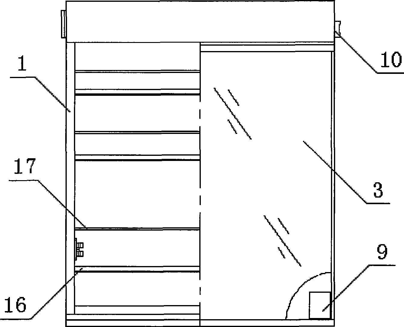 Integrated mirror plane case