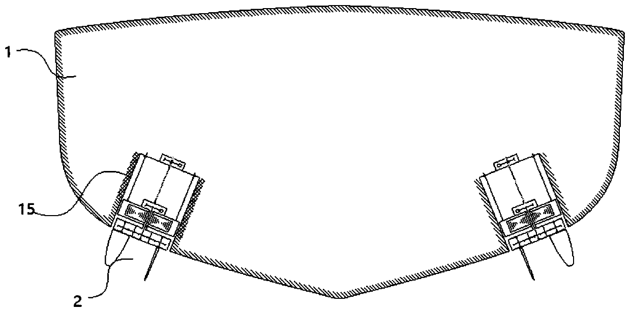 Rotary wing type full speed vector ship stabilizer