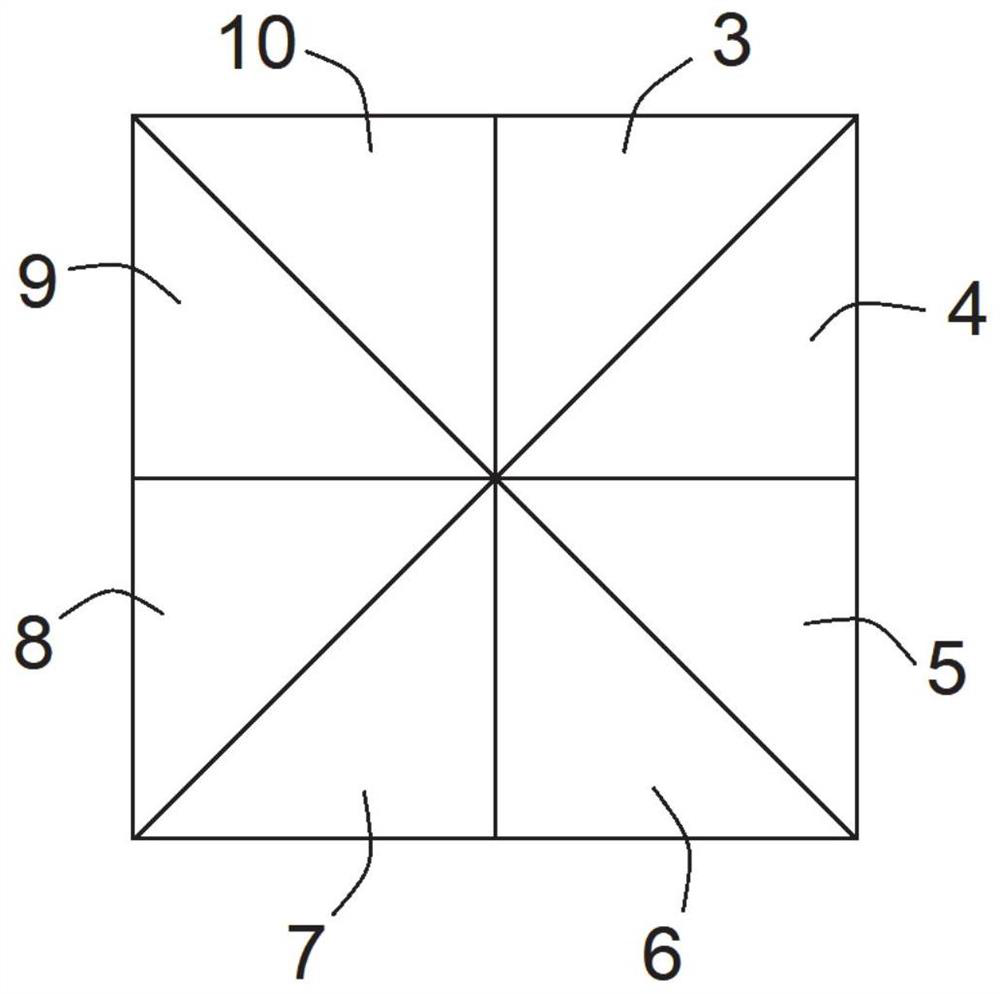 Control plate, vortex antenna and processing method based on artificial electromagnetic plane material