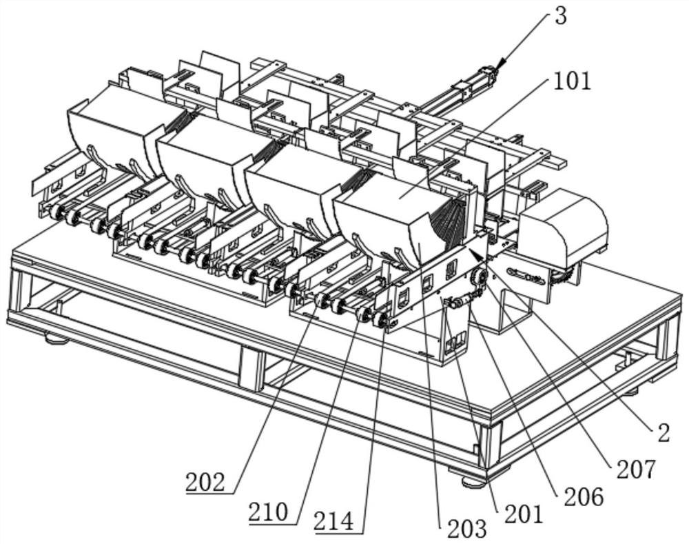 Material packaging production line